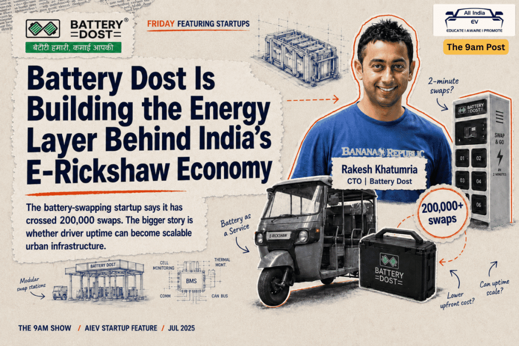 Battery Dost: The Swap Network That Chose Chandigarh Over Delhi
