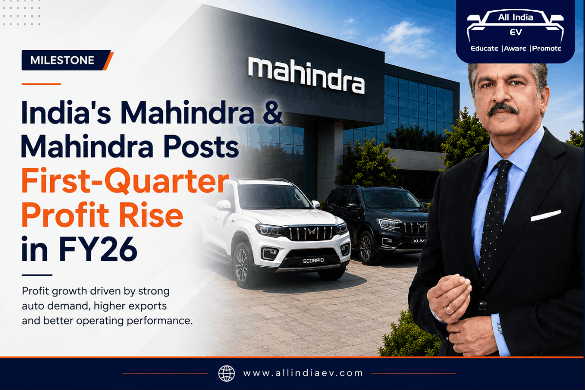 India's Mahindra & Mahindra posts first quarter profit rise