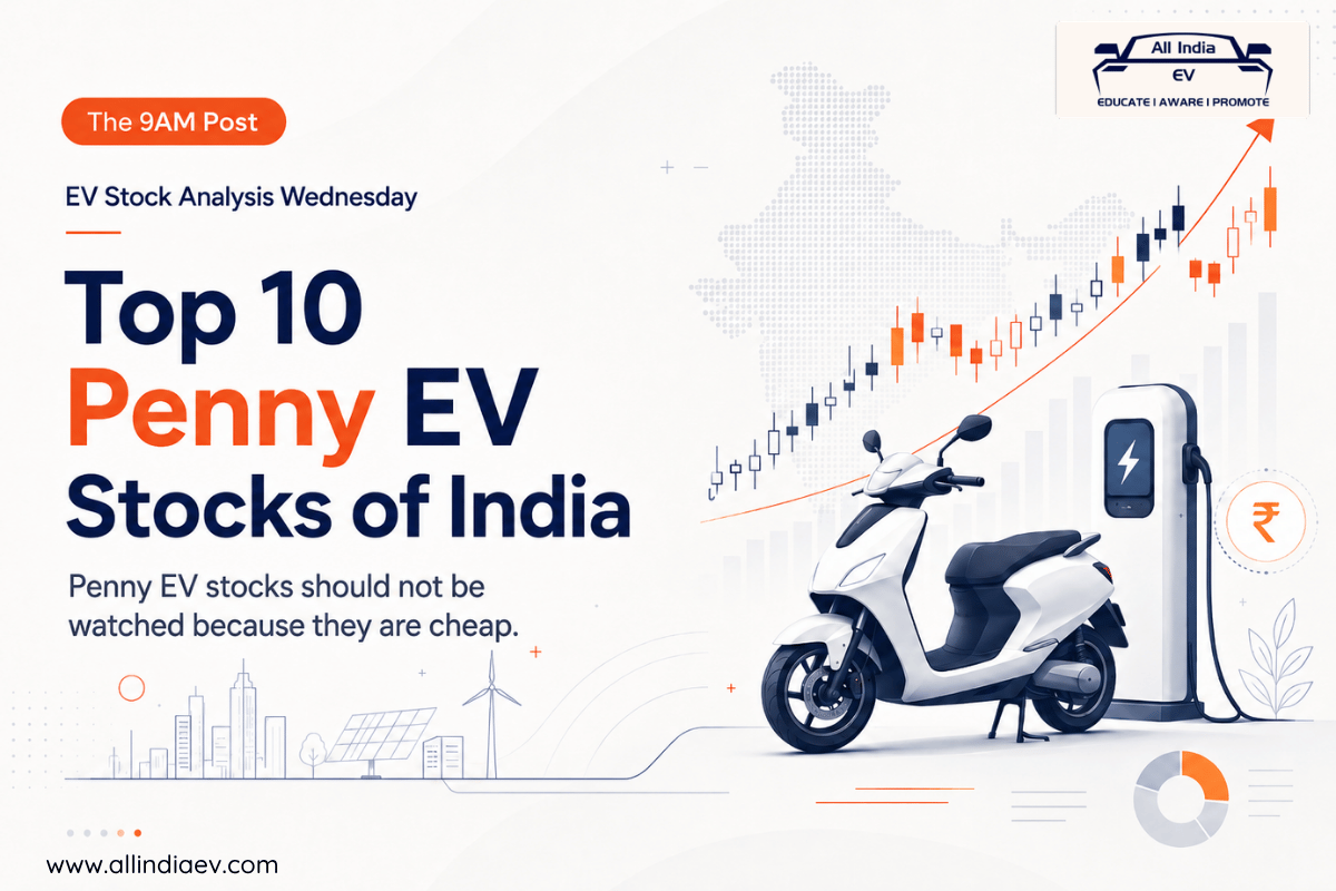 Top 10 Penny EV Stocks of India (Under ₹100): Full 2026 List