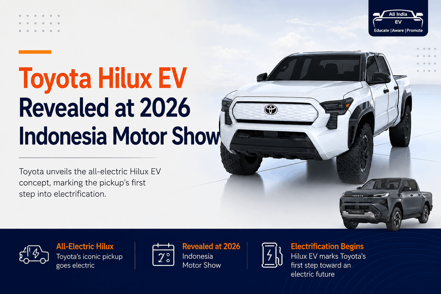 Toyota Hilux EV revealed: 2026 Indonesia Motor Show