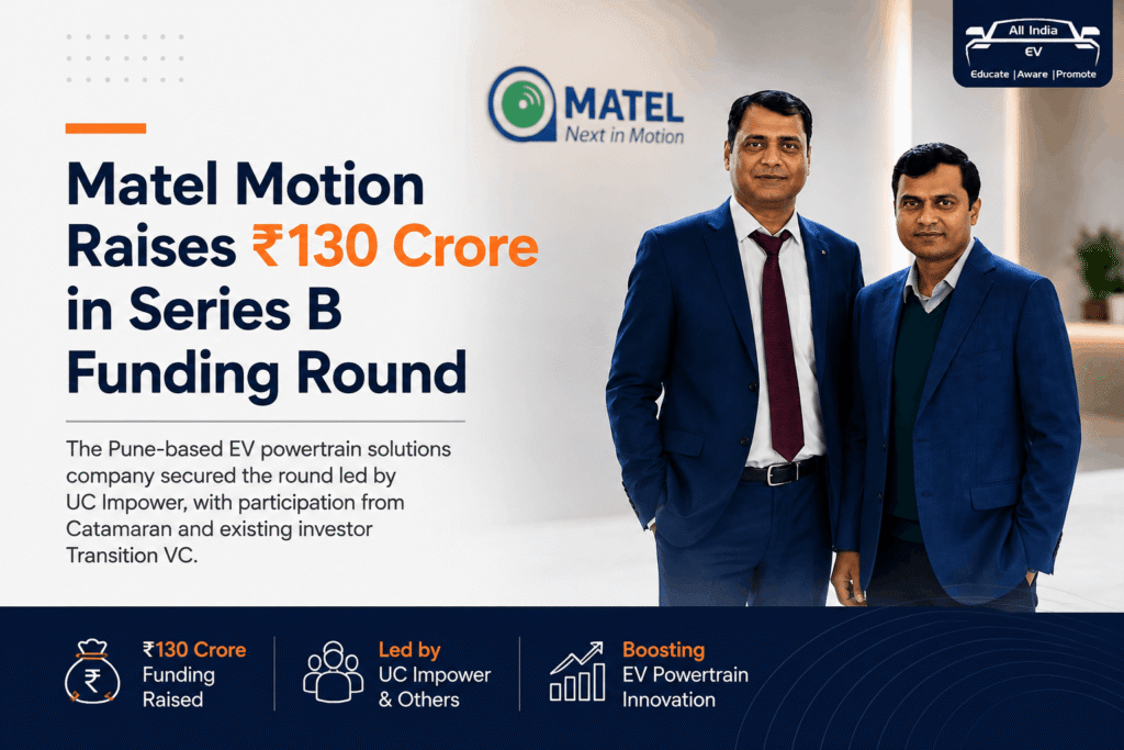 Matel Motion Raises ₹130 Crore in Series B Funding Led by UC Impower