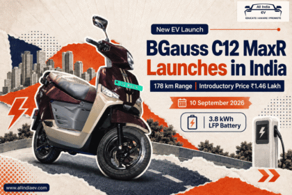 BGauss C12 MaxR Electric Scooter Launched at ₹1.46 Lakh