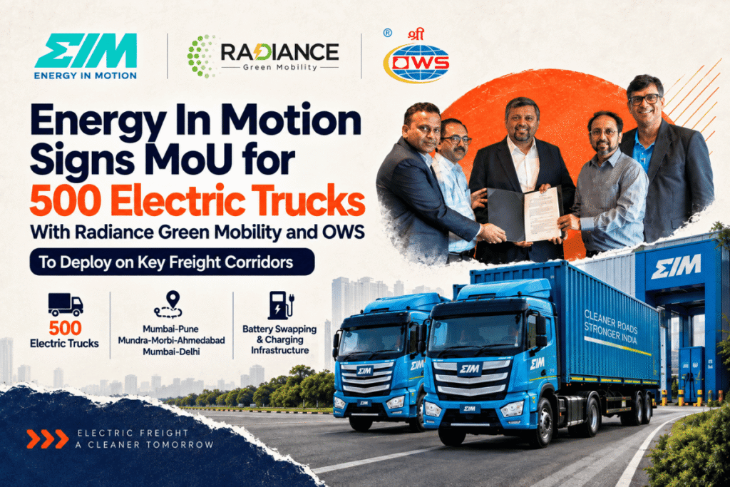 Energy In Motion Partnership Targets 500 Electric Trucks Across Freight Corridors