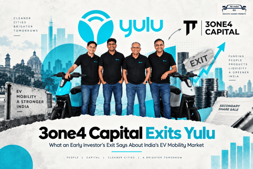 3one4 Capital's Exit From Yulu Is a Quiet but Important Signal for India's EV Market