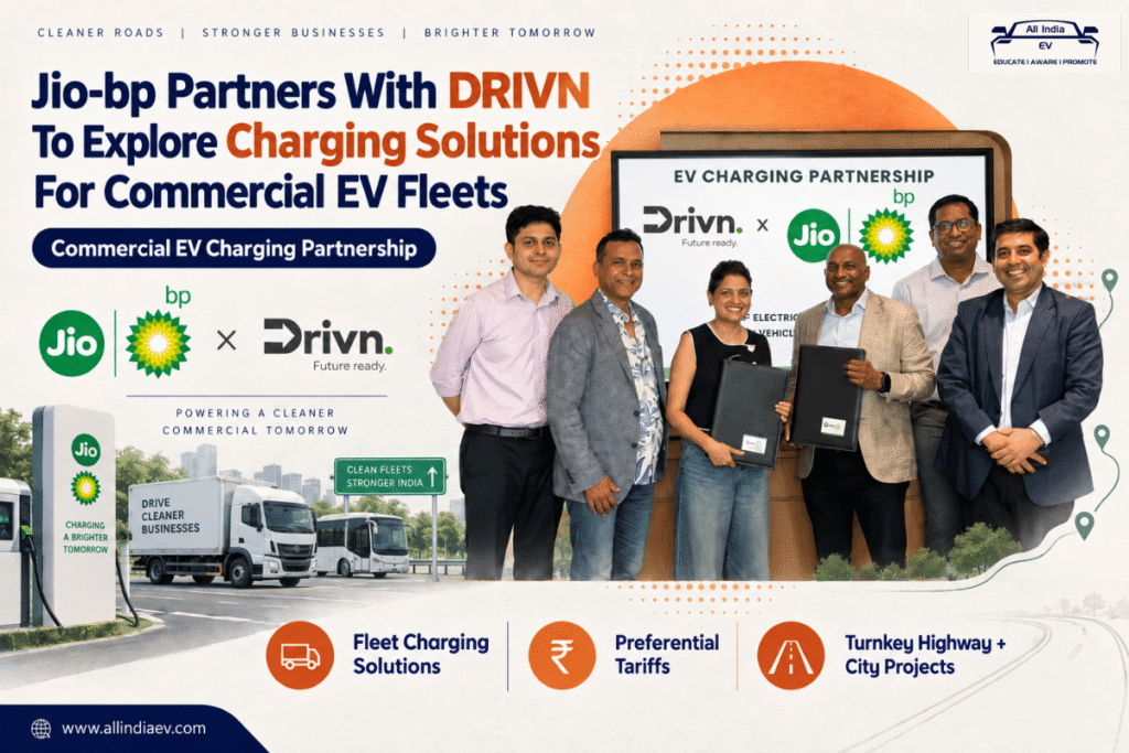 Jio-bp DRIVN Partnership Targets Commercial EV Charging