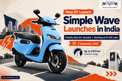 Simple Wave Electric Scooter Launched at ₹1.09 Lakh