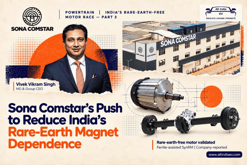 Sona Comstar Has Reduced Its Exposure to Heavy Rare-Earth Magnets. Can It Help India Break the Bigger Dependency?