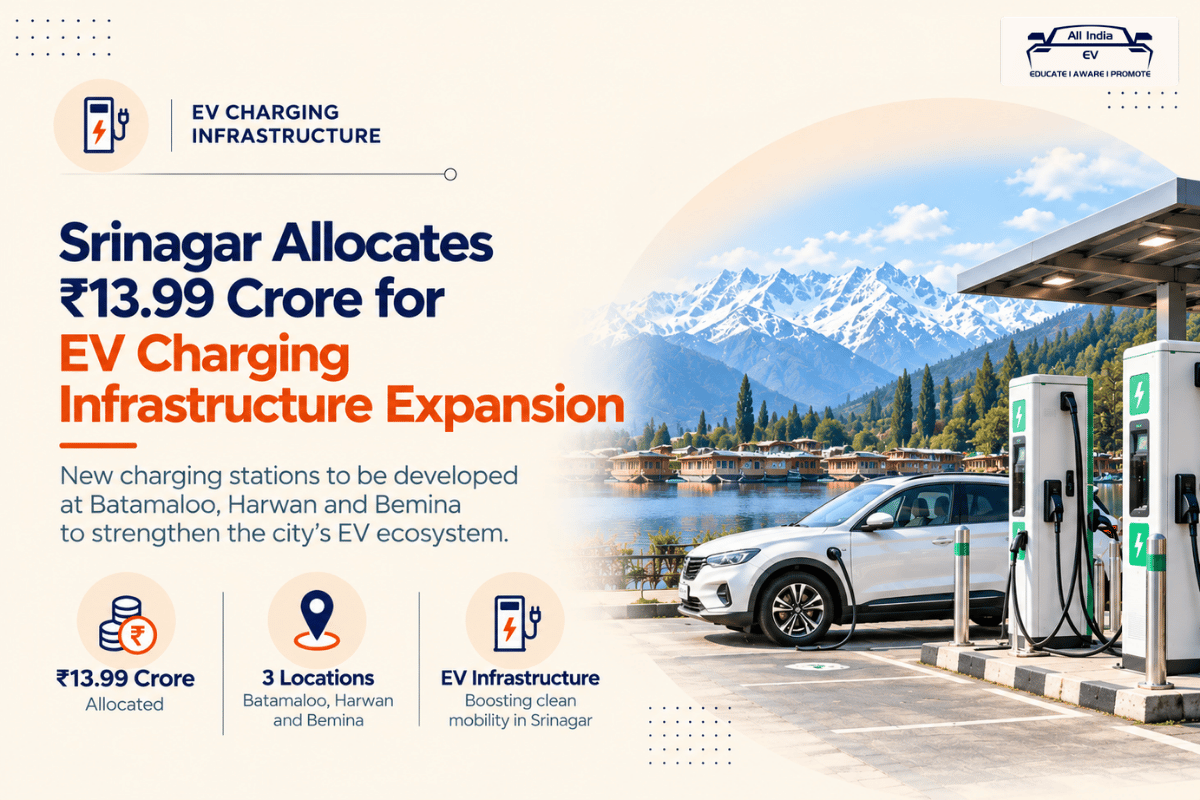 Srinagar EV charging infrastructure