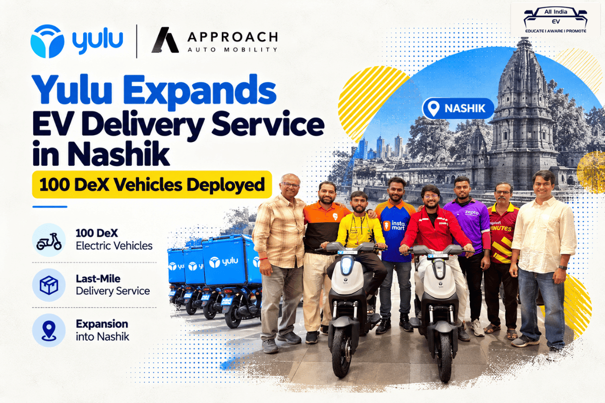 Yulu EV Delivery Service in Nashik